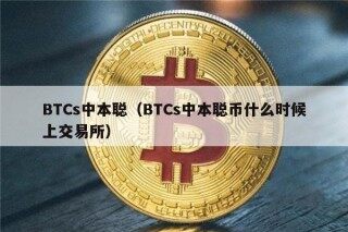 BTCs中本聪（BTCs中本聪币什么时候上交易所）